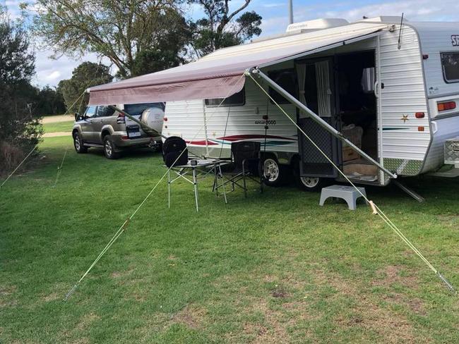 Thieves broke into a storage facility where the van was being kept outside.