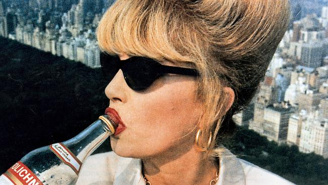 Joanna Lumley as Patsy in Absolutely Fabulous. Not me.