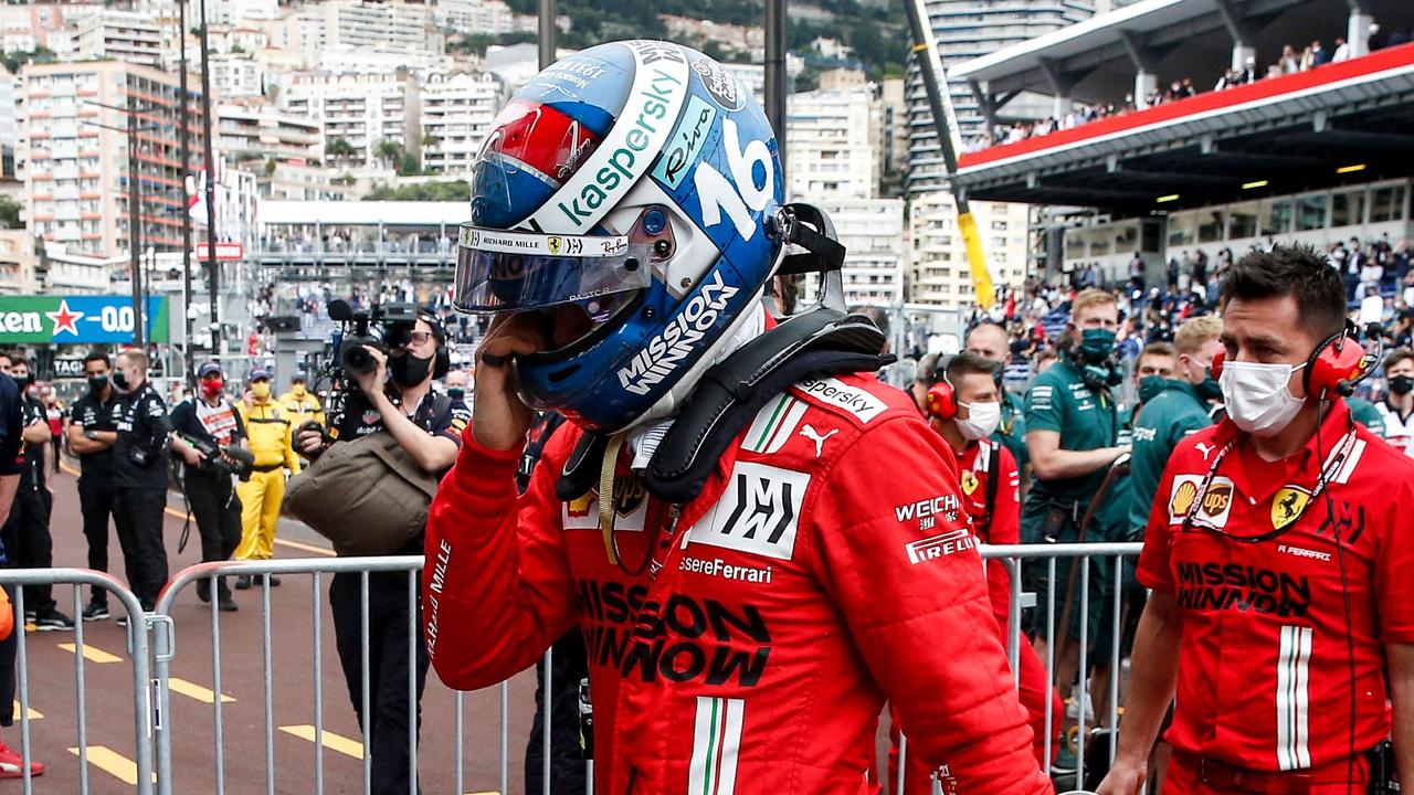Pole-sitter Charles Leclerc was a shock last-minute withdrawal from the Monaco Grand Prix.