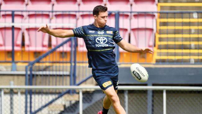 NRL; North Queensland Cowboys training at 1300 Smiles Stadium. Scott Drinkwater . Picture: Alix Sweeney