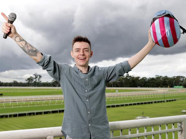 Jockey Robbie Dolan also performed on The Voice. Picture: Toby Zerna