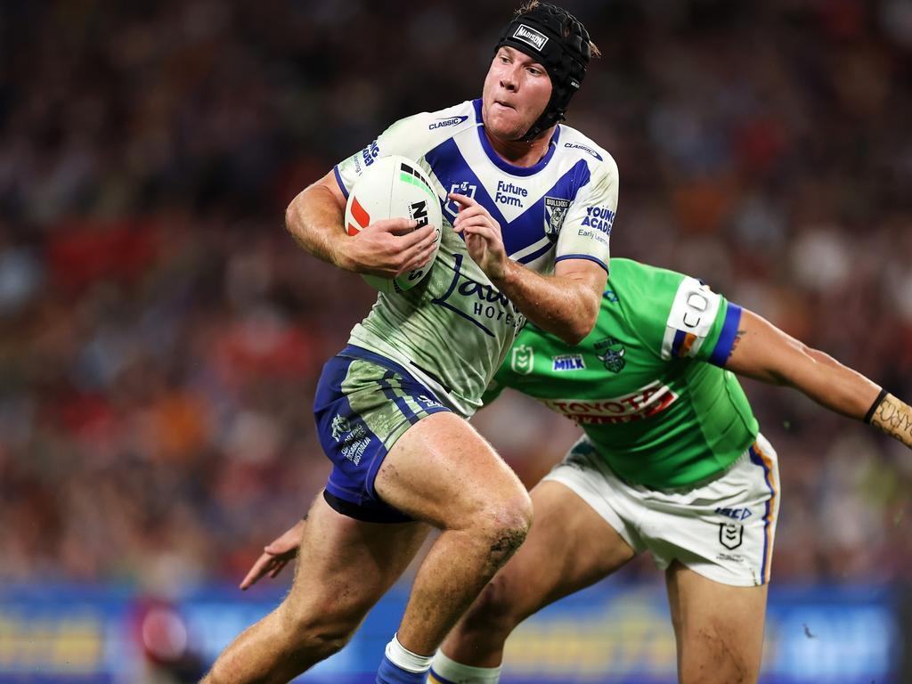 Matt Burton won’t be available for the Bulldogs against the Knights. Picture: Hannah Peters/Getty Images