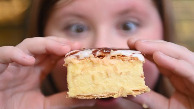 15/3/23. Banana Boogie - SA's favourite vanilla slice as voted by readers. Maggie Spencer - 14yrsPicture: Keryn Stevens