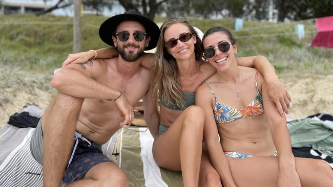 Jacob Crawford, left, Miranda Crawford, middle, and Selina Szimke. Photo: Asa Andersen.