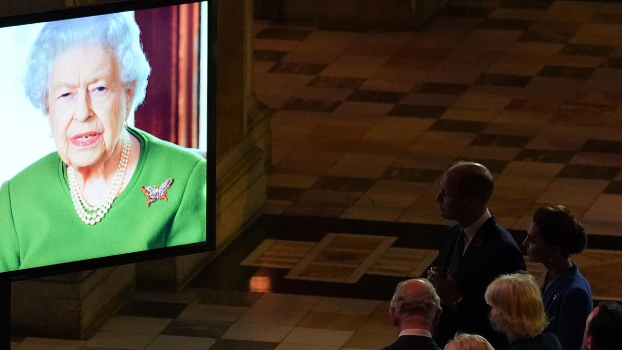 All eyes were on the Queen during her COP26 video speech. Picture: Alberto Pezzali – Pool/Getty Images