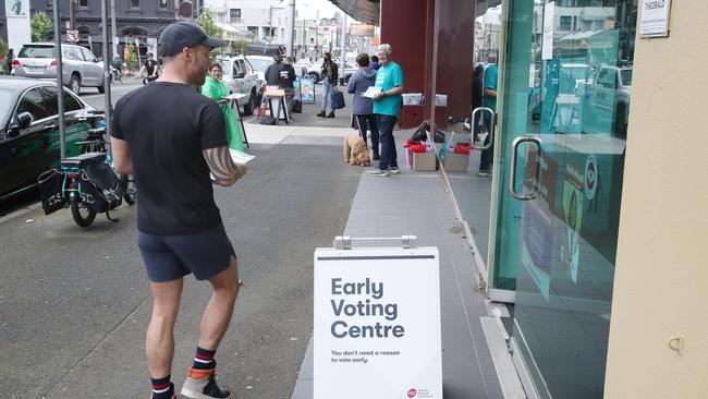 Hundreds of early voting booths will be open across the country in the weeks leading up to the referendum. Picture: NCA NewsWire / David Crosling