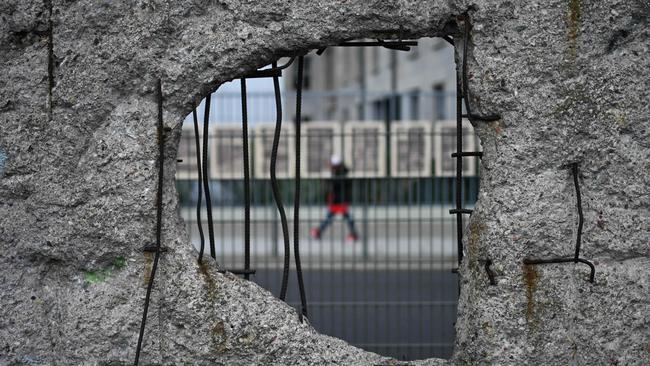 When the Berlin Wall was demolished in 1989, Ines Geipel’s family secrets were revealed. Picture: AFP