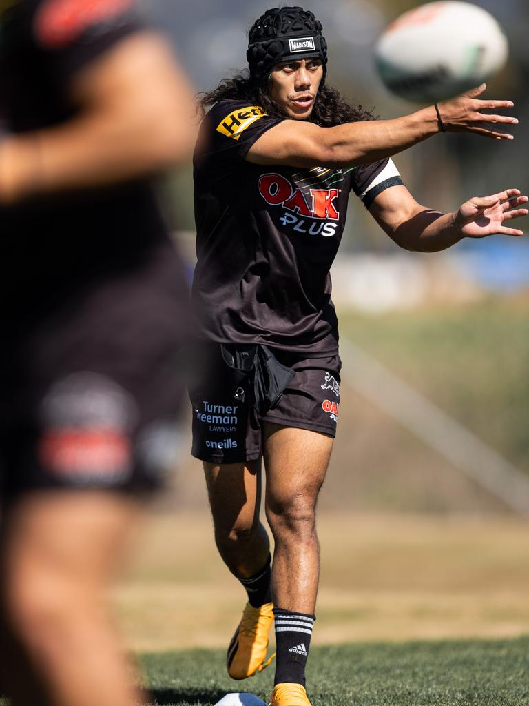 Jarome Luai has been named a confirmed starter against Melbourne. Picture: Jake Hunter