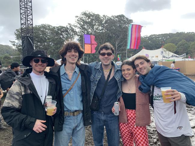 Gold Coast pop band visits Splendour in the Grass after mud cancelled the festival's first day of action.