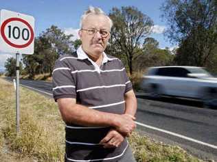 Laidley paramedic and local Ross Breckenridge wants the speed reduced and fewer speed signs on the Laidley-Plainland Road. . Picture: Sarah Harvey