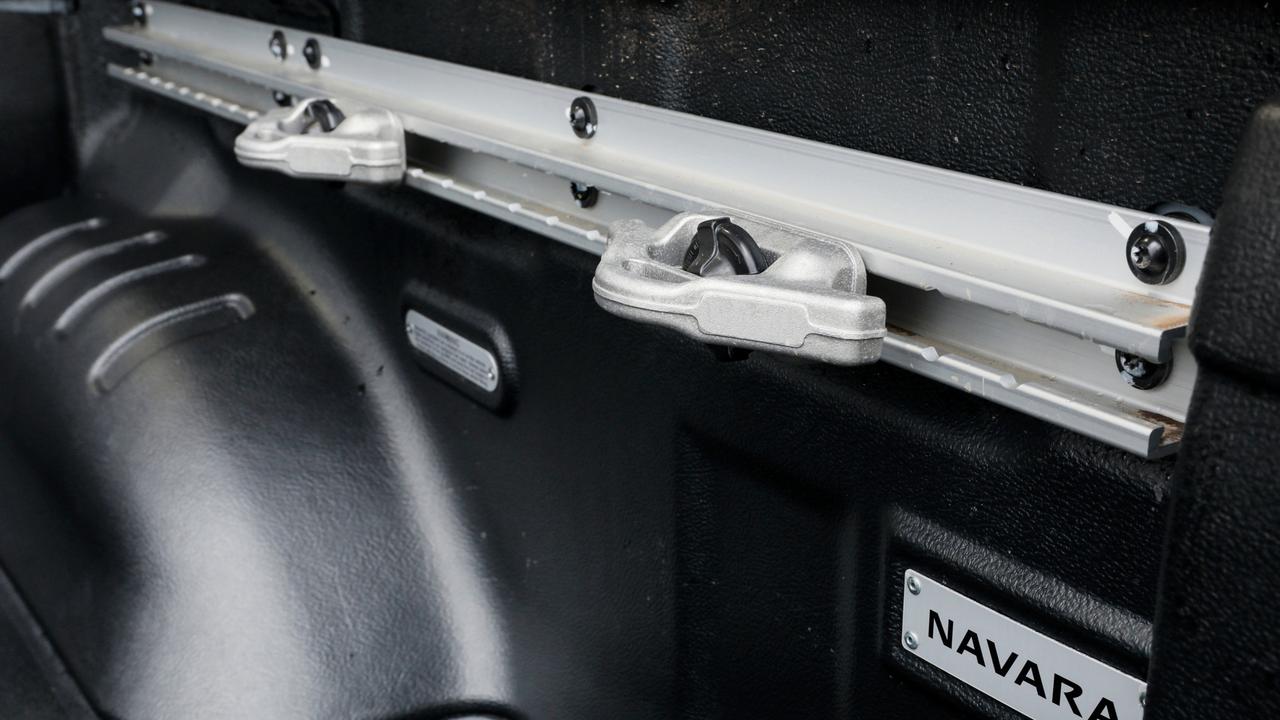 Adjustable tie-down points are among the best in the business and standard on the Nissan Navara Pro-4X.