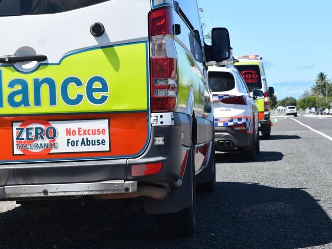 Queensland Fire and Emergency Services, police and ambulance crews were at the scene of a house fire at Gable St, East Mackay on Friday April 17. Photo: Zizi Averill. Generic