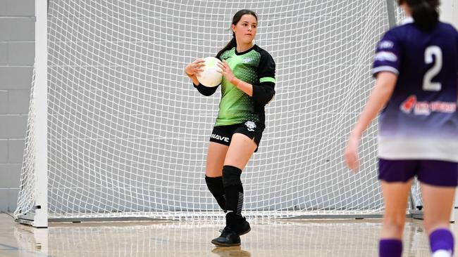 Sunshine Coast futsal wave player Ciara Evans. Picture: Nikki Grigg Photography