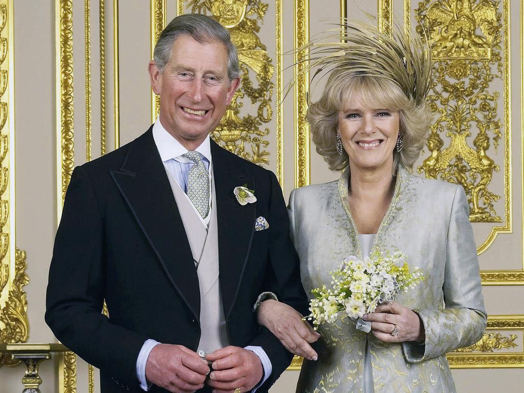 King Charles and Camilla on their wedding day in 2005. Picture: Getty Images