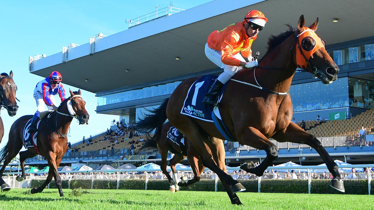 The Harovian wins the recognition Stakes at Doomben. Picture: Trackside Photography