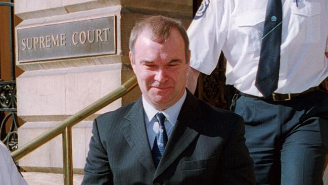 Tony Douglas Grosser leaving court in 2002.