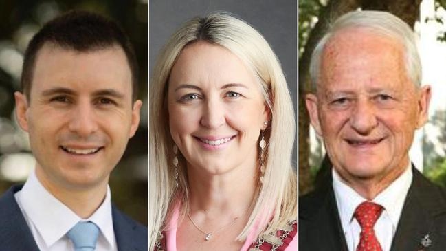 2022 Mayors calling for more funding left to right (L-R): Hills Mayor Peter Gangemi, Hawkesbury Mayor Sarah McMahon, Hornsby Mayor Philip Ruddock