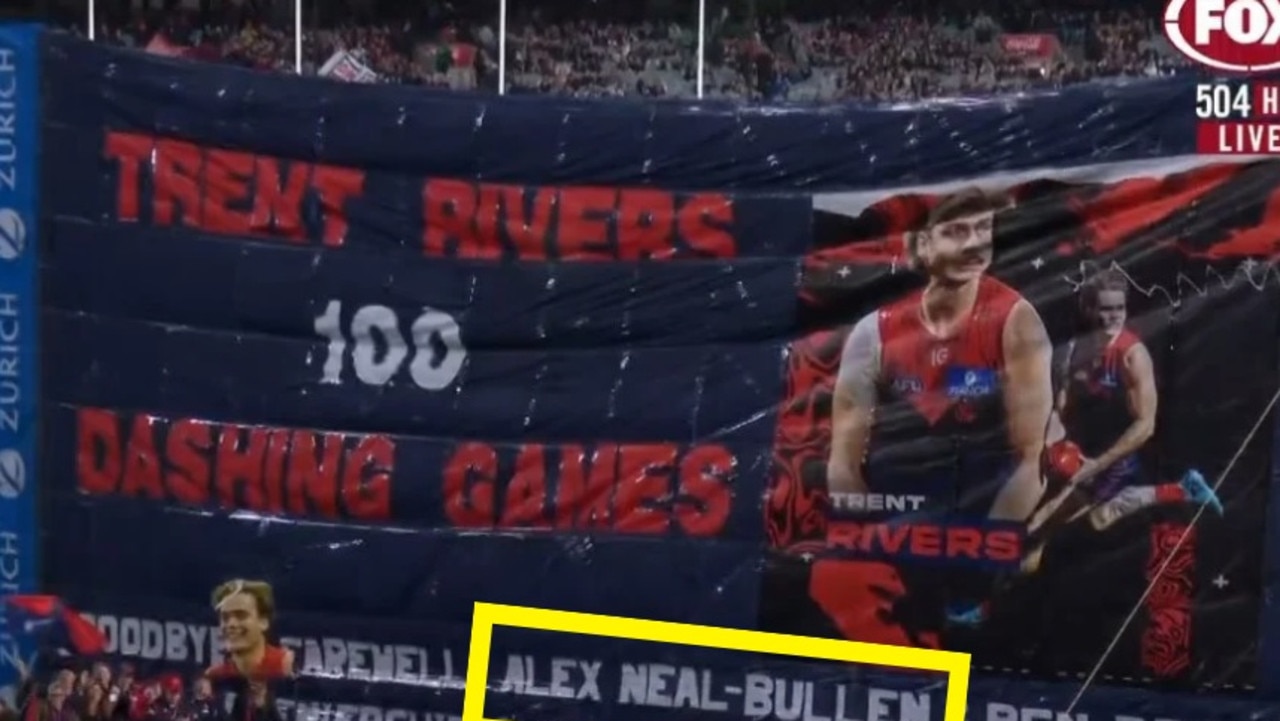 Demons called out over banner