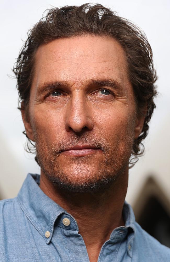Hollywood superstar Matthew McConaughey has written a memoir. Picture: Brett Costello