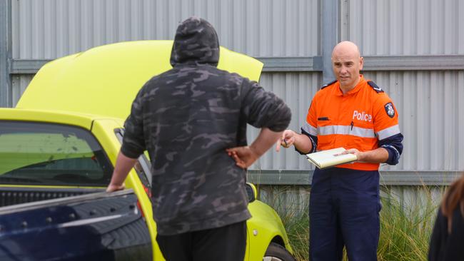 Police are cracking down on hoons’ cars. Picture: Brendan Beckett