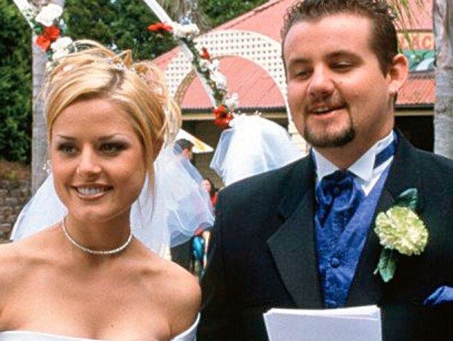 West was a star on <i>Neighbours</i>, marrying Jarrod Rebecchi (Ryan Moloney) in 2003.