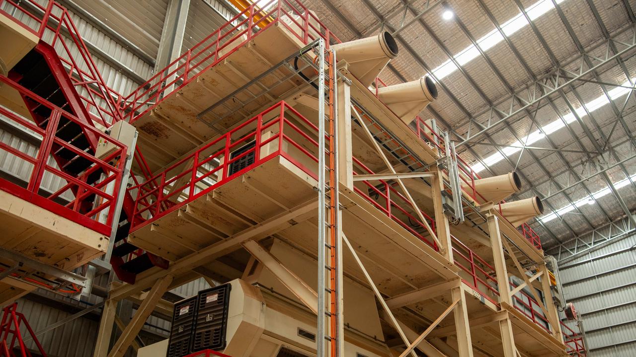 Cotton processing equipment at the new WANT cotton gin, Katherine. Picture: Pema Tamang Pakhrin