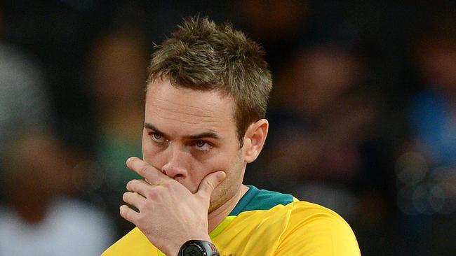 London Olympics 2012. POOL Pictures. Australian Jarrod Bannister takes part in the Men's Javelin qualifying round. PIC: Dave Hunt/AAP Image