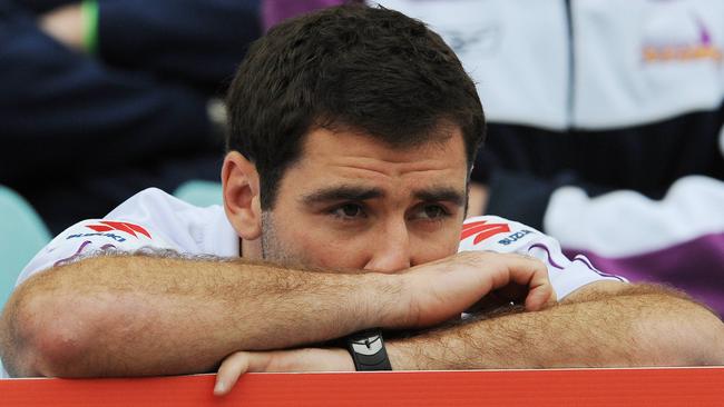 Cameron Smith was forced to watch the 2008 Grand Final from the stands