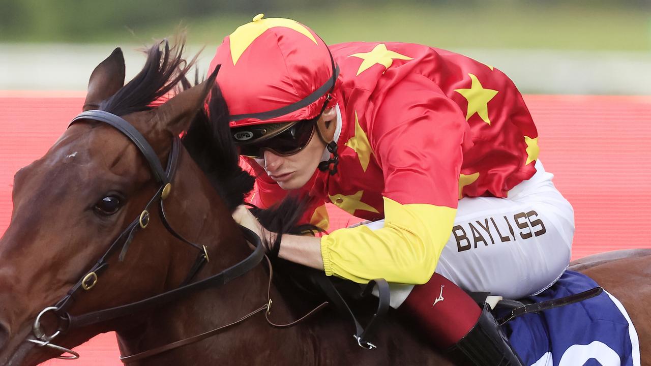 Regan Bayliss rides Finn’s Fortune for John Thompson. Picture: Getty Images