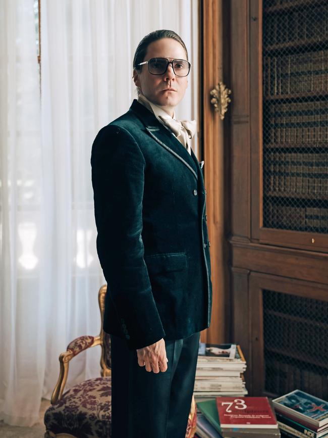Daniel Brühl stars in Becoming Karl Lagerfeld. Picture: Disney+