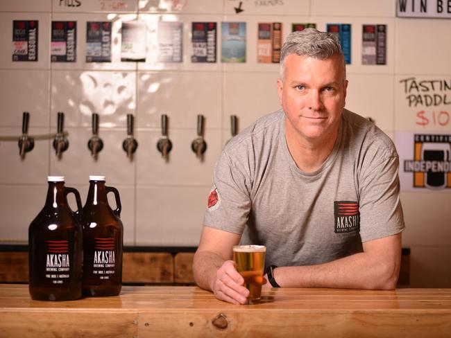 Dave Padden owner of Akasha Brewing Company in Five Dock.