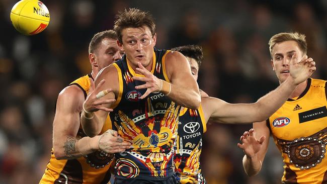 Matt Crouch isn’t a certain starter for the Crows this week. Picture: Getty Images