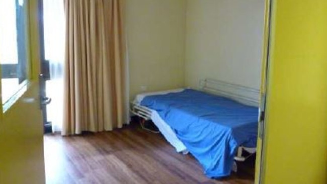 A room at the disgraced Oakden nursing home.