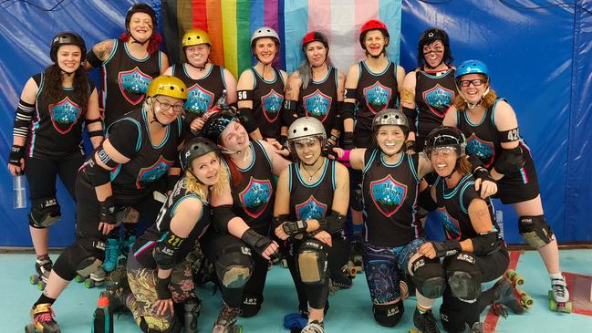 The Gippsland Ranges Roller Derby received a stellar 98 out of 100 on their application but were still denied. Picture: Supplied