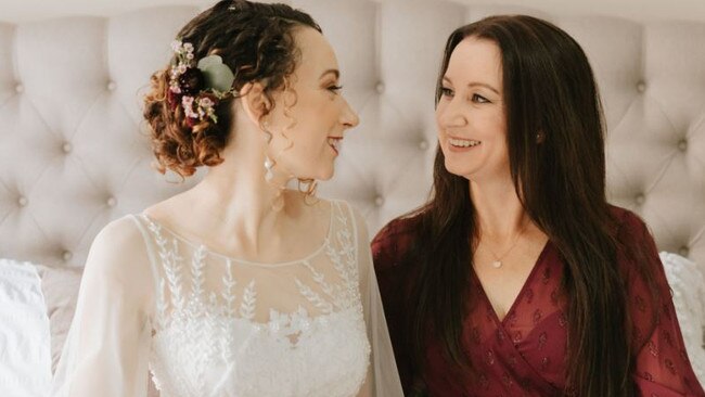 Melissa on her daughter's, Breanna Solomon, wedding day. Picture – contributed.