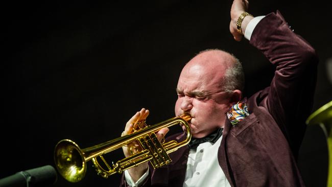 Morrison hits a high note. Picture: Eugene Hyland