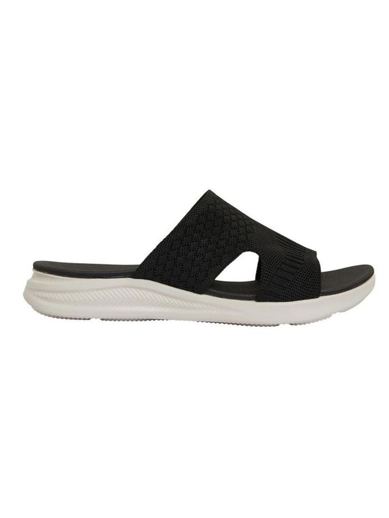 Active Flex by Easy Steps Madon Black Stretch Sandals. Picture: Myer.