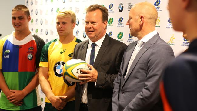 Australian Rugby Union chief executive Bill Pulver. Attending a sponsorship announcement at BMW in Rushcutters Bay. First interview since returning from playing Rugby in Japan?. BMW Rushcutters Bay.