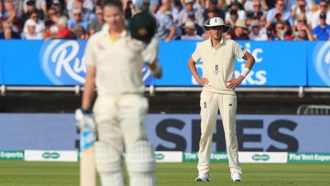 Stuart Broad tried hard but only could stop Steve Smith’s assault after the horse had bolted.