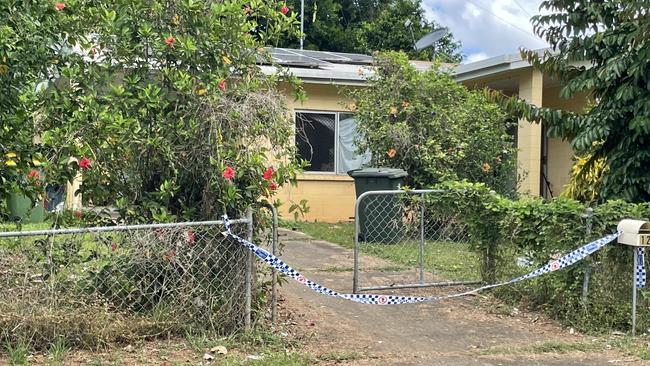 The Caravonica home where a 34-year-old man was allegedly murdered on Friday night. Photo: Alison Paterson.