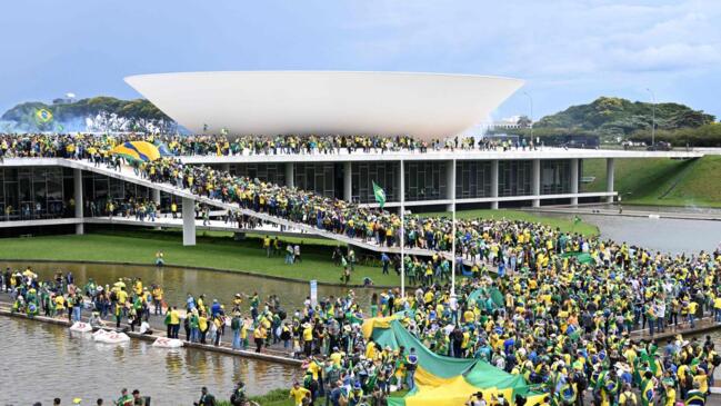 Jair Bolsonaro supporters storm Brazil's National Congress