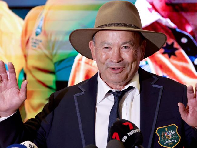 Only wins will stop the media from grilling Eddie Jones. Picture: Getty Images.