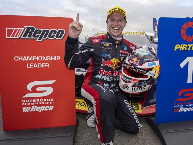 Will Brown celebrates winning 2024 ITM Taupo Super400.