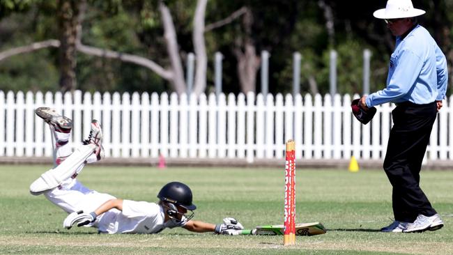 Harry McMillan makes his ground for Penrith.