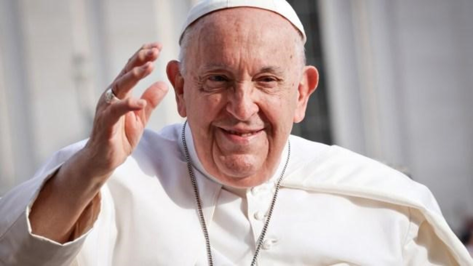 Pope Francis shows more signs of improvement