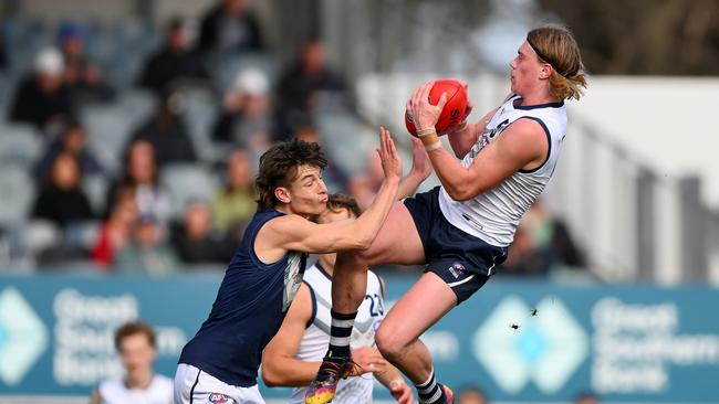 Harley Reid loves taking a high-flying mark. Picture: Getty Images