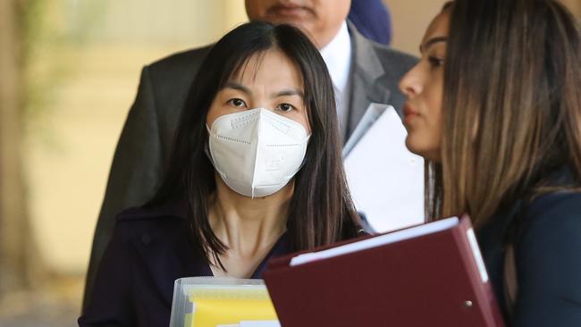 Jun Yue at an earlier court appearance. Picture: Richard Dobson