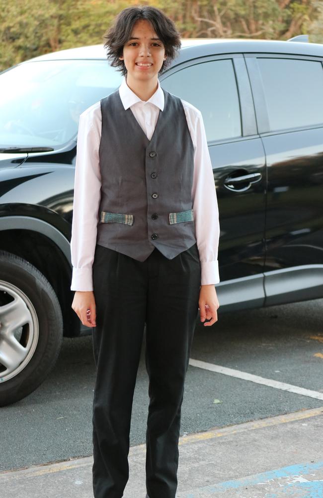 Toby Giffin at the Coolum State High School 2024 formal. Picture: Letea Cavander