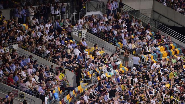 The 2020 AFL Grand Final was held with crowds oBrisbane, Australia Photo by Ian Hitchcock