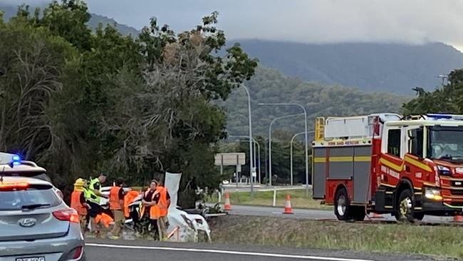 Sam Hendry, 29, was killed in a fatal rollover near the Kewarra Beach roundabout on the Captain Cook Highway. PICTURE: Pete Martinelli.